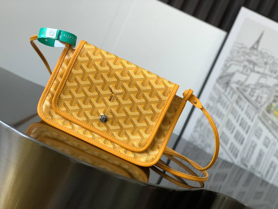 Goyard Plumet Pocket Wallet Yellow