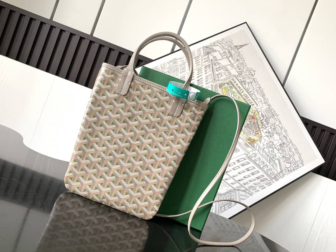 Goyard Poitiers Claire-Voie Bag Khaki