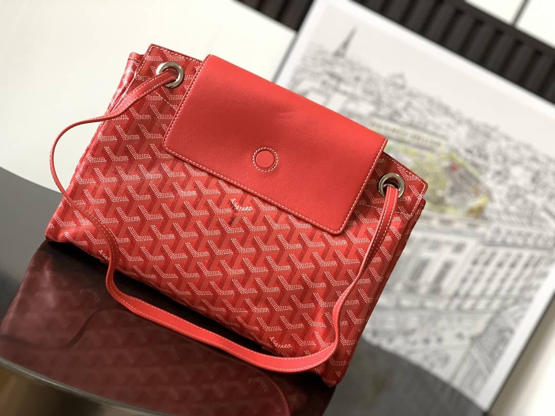 Goyard Rouette Souple Bag Red