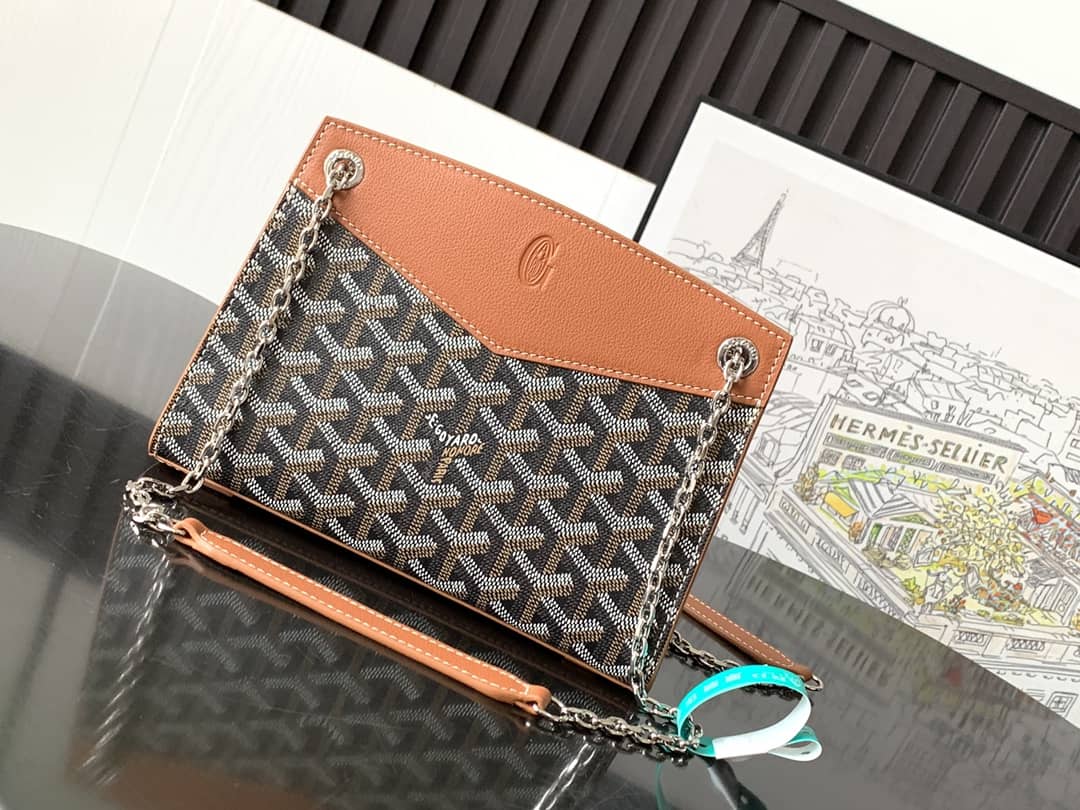 Goyard Rouette Structuré Mini Bag Black & Tan
