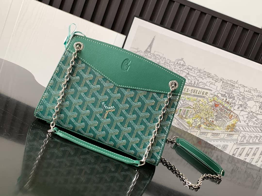 Goyard Rouette Structuré Mini Bag Green