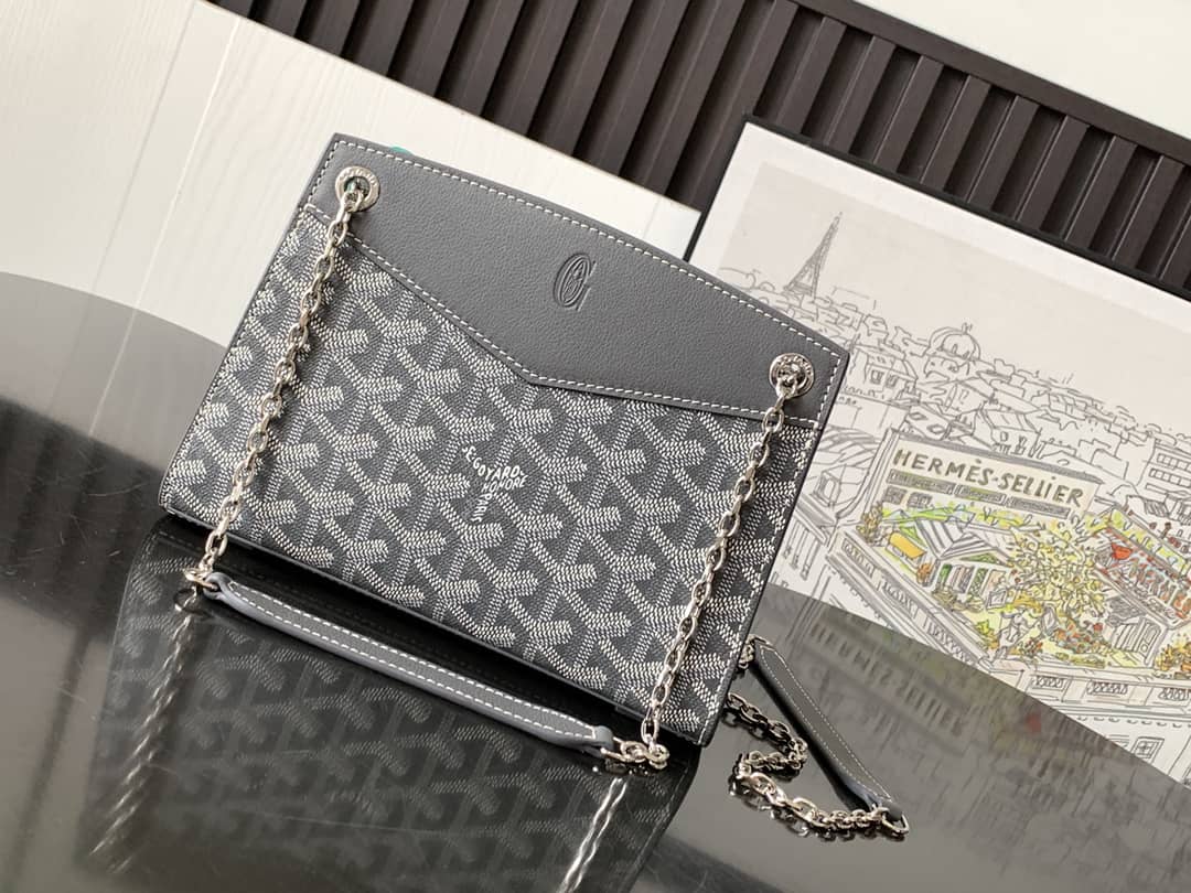 Goyard Rouette Structuré Mini Bag Grey
