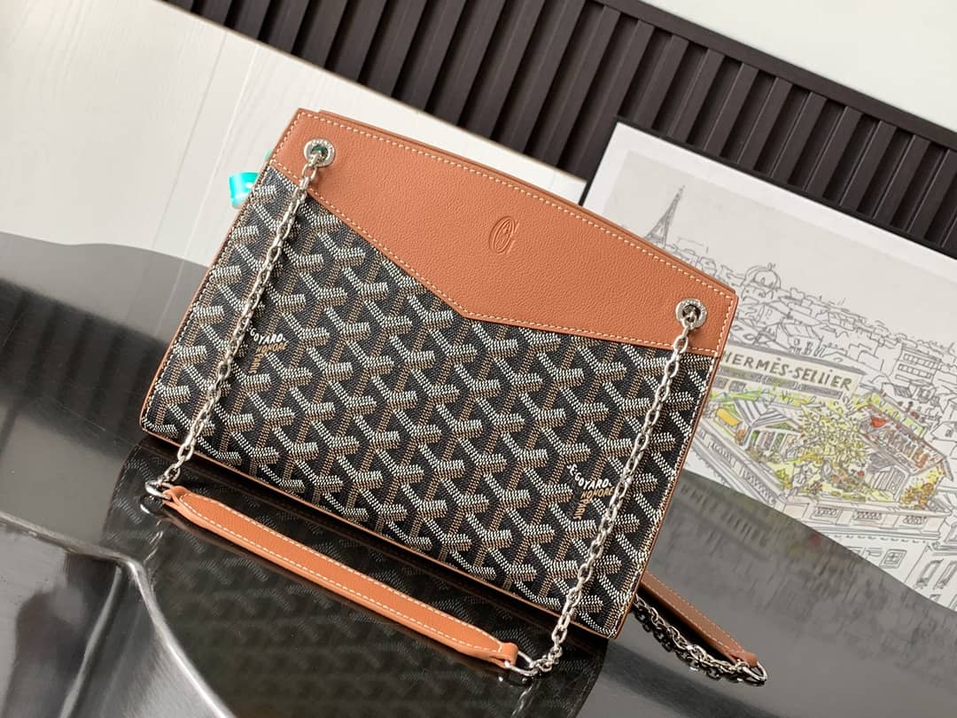 Goyard Rouette Structuré PM Bag Black & Tan