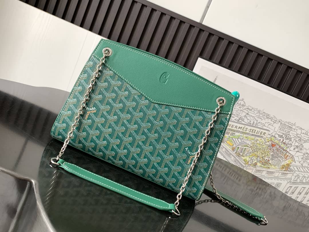 Goyard Rouette Structuré PM Bag Green