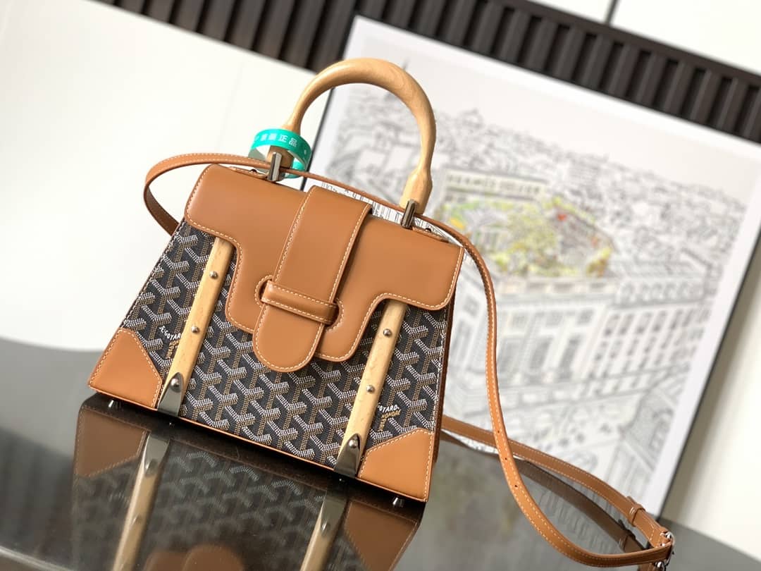 Goyard Saïgon PM Bag Black & Tan
