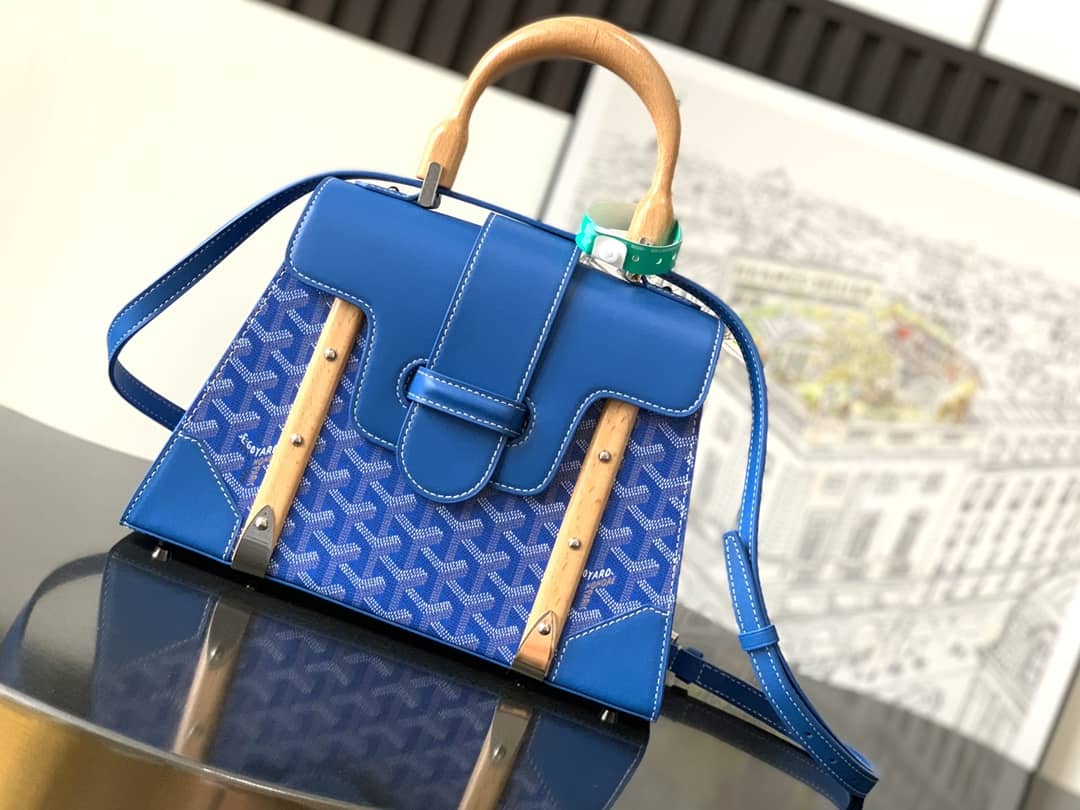 Goyard Saïgon PM Bag Sky Blue
