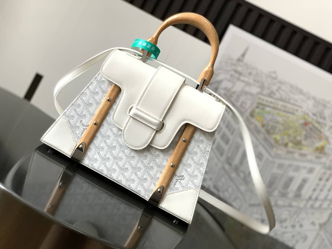Goyard Saïgon PM Bag White