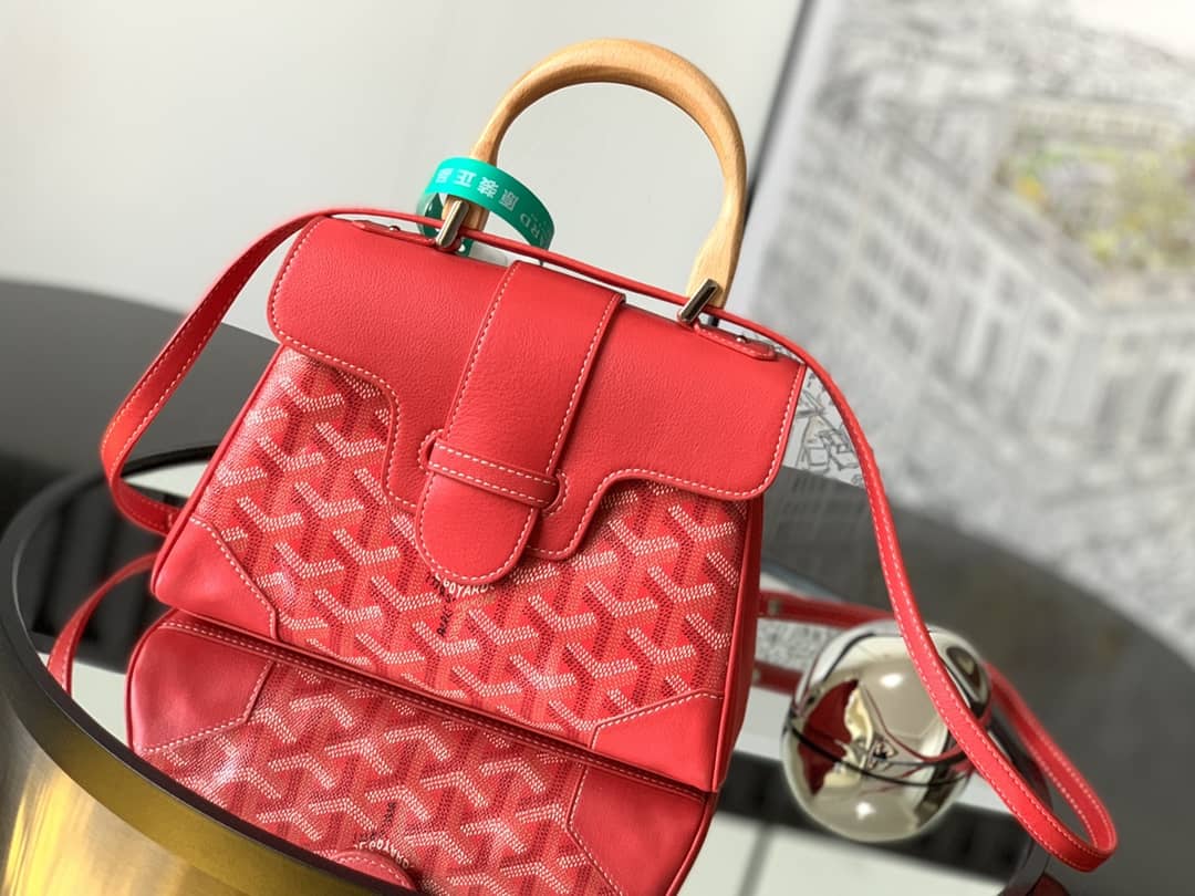 Goyard Saïgon Souple Mini Bag Red