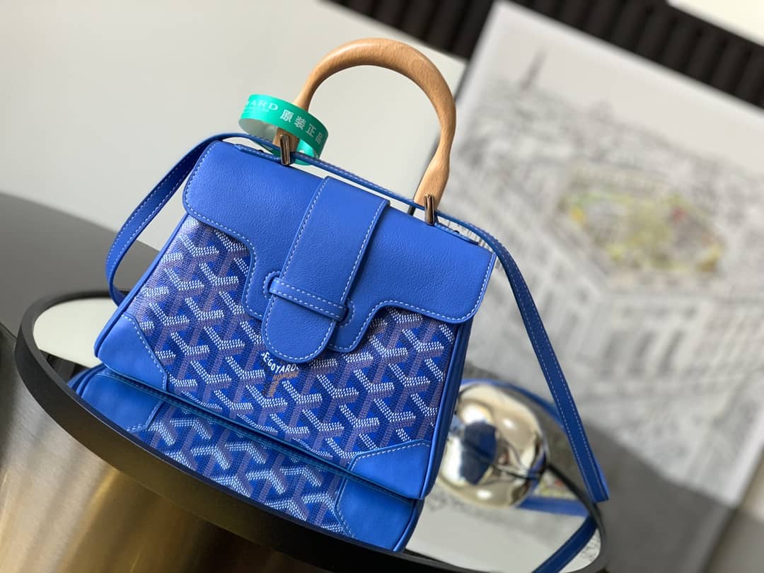 Goyard Saïgon Souple Mini Bag Sky Blue