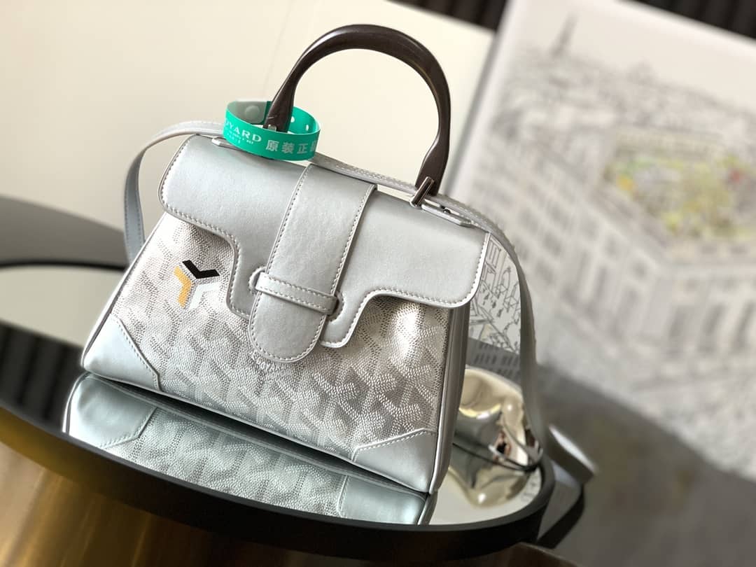 Goyard Saïgon Souple Mini Bag Sliver