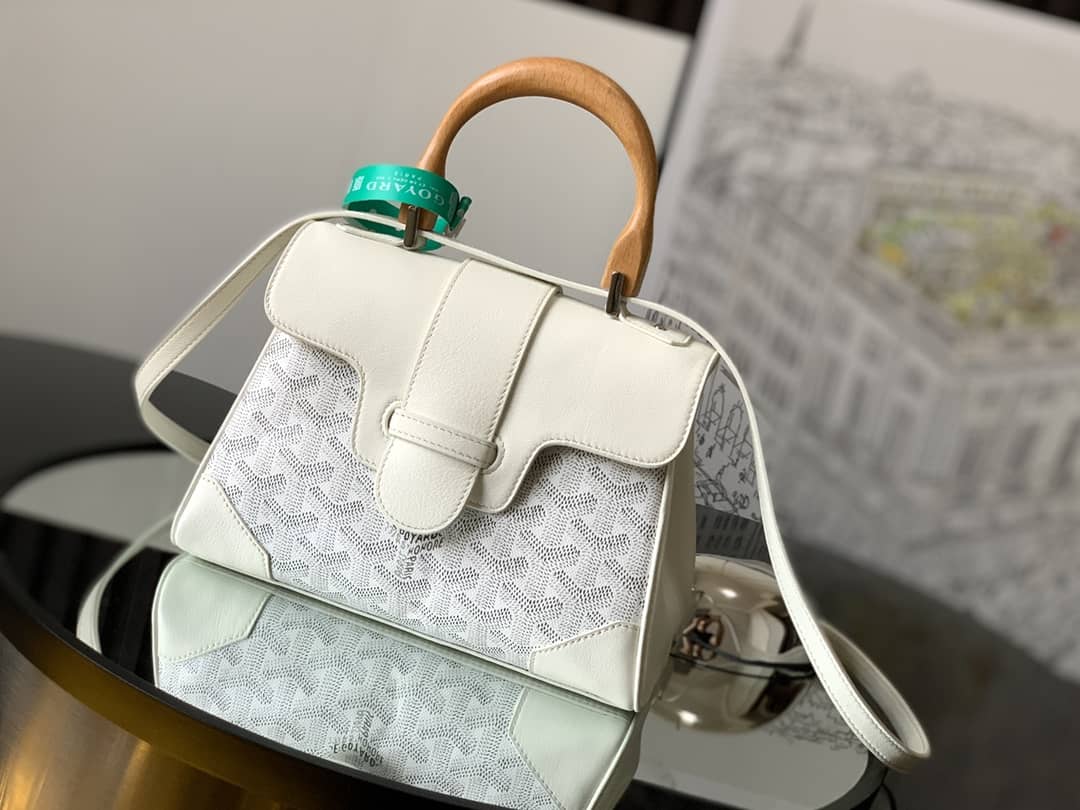 Goyard Saïgon Souple Mini Bag White