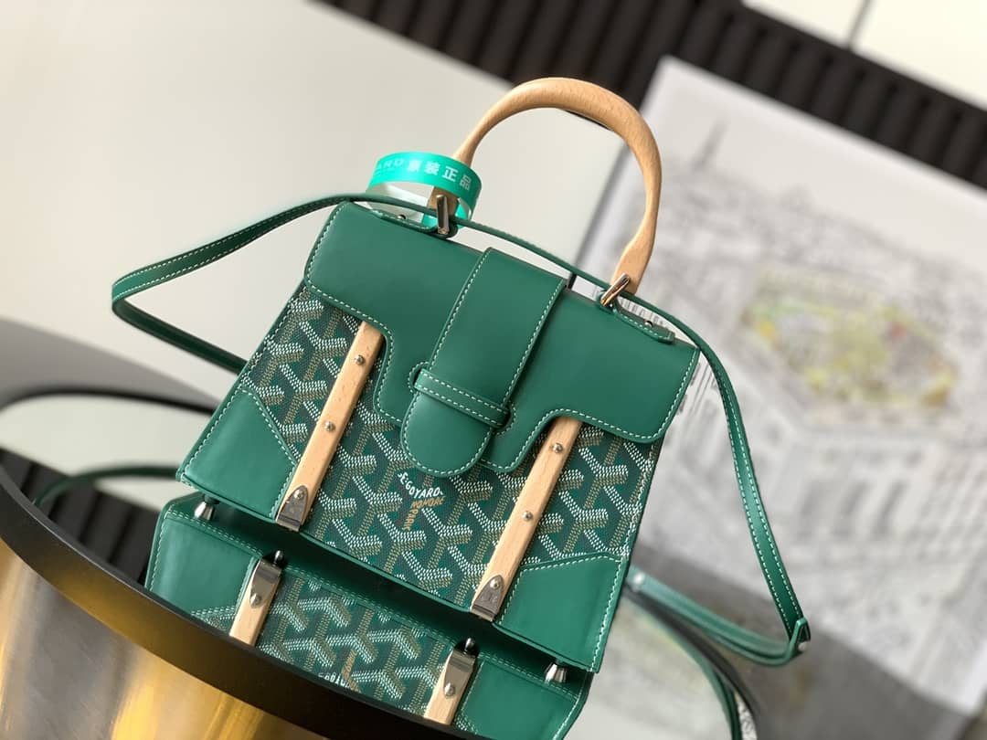 Goyard Saïgon Structuré Mini Bag Green