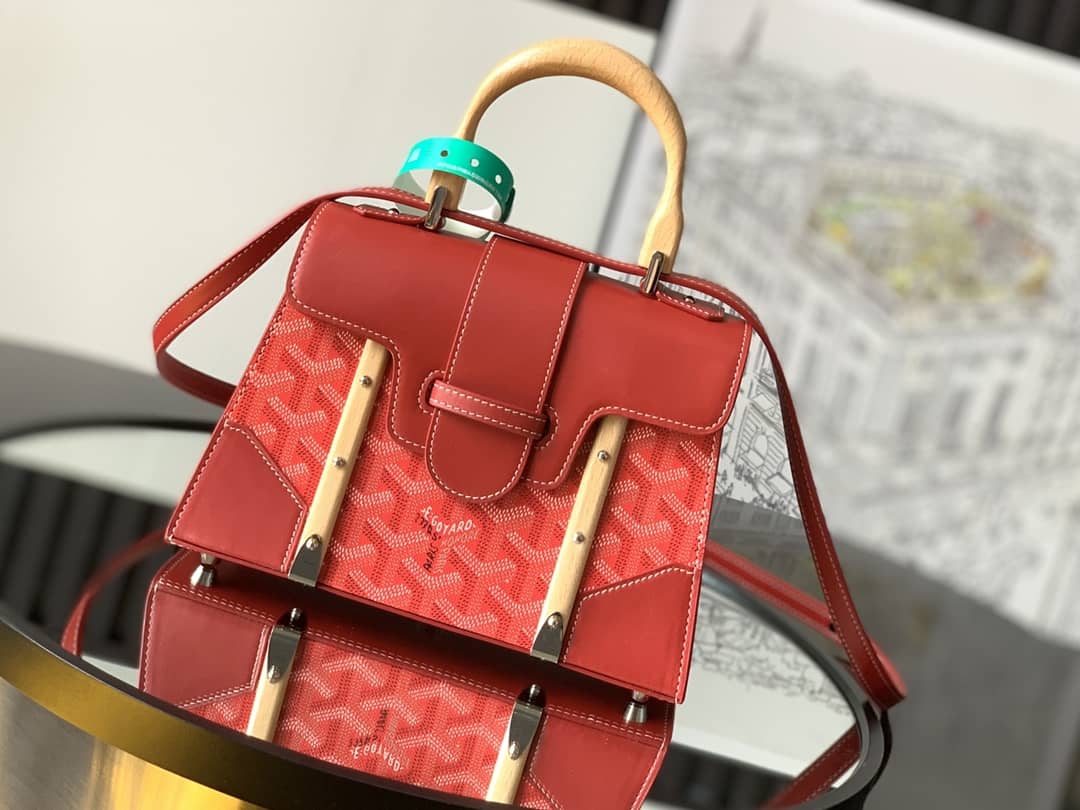 Goyard Saïgon Structuré Mini Bag Red