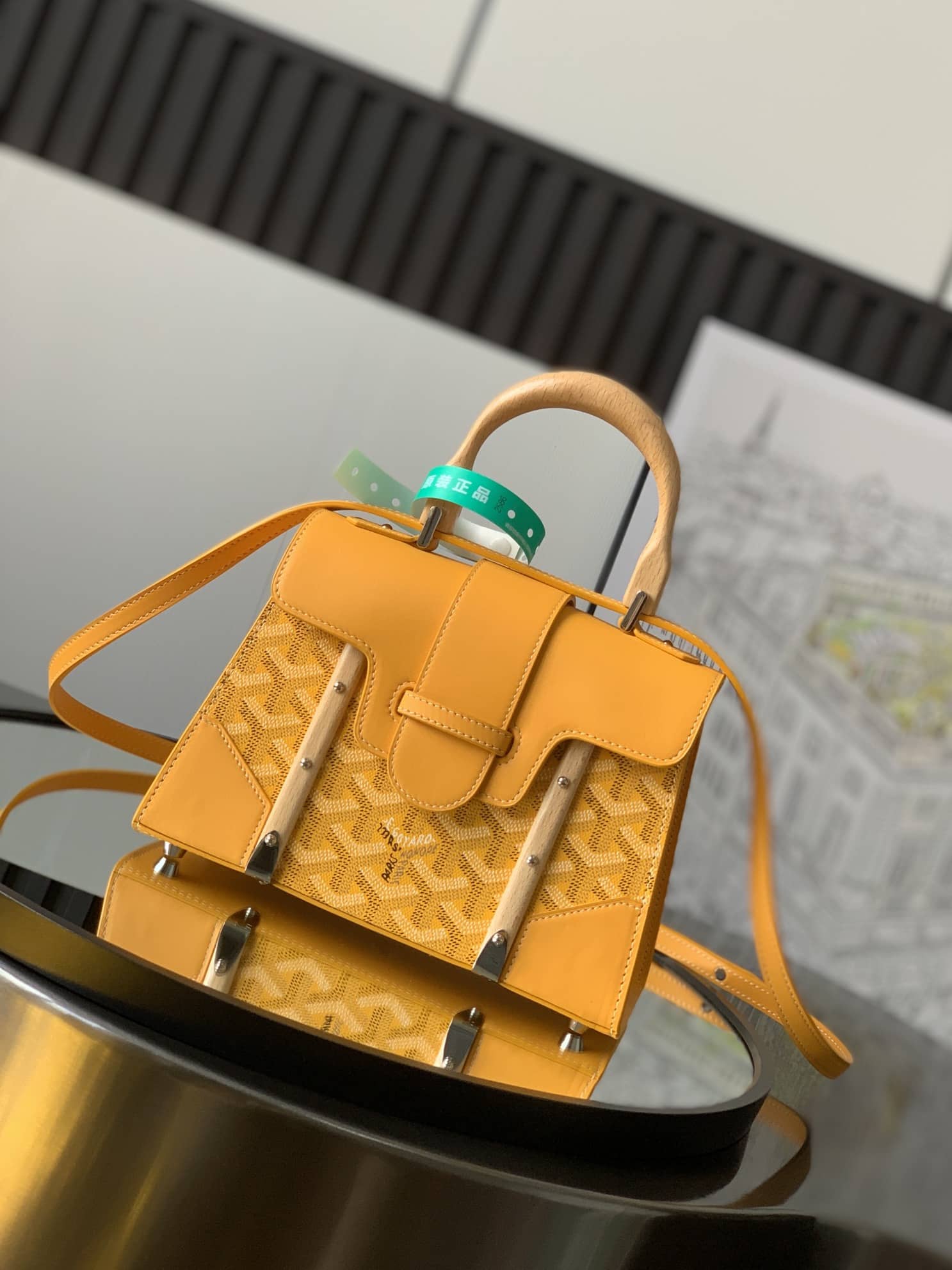Goyard Saïgon Structuré Mini Bag Yellow - image 1