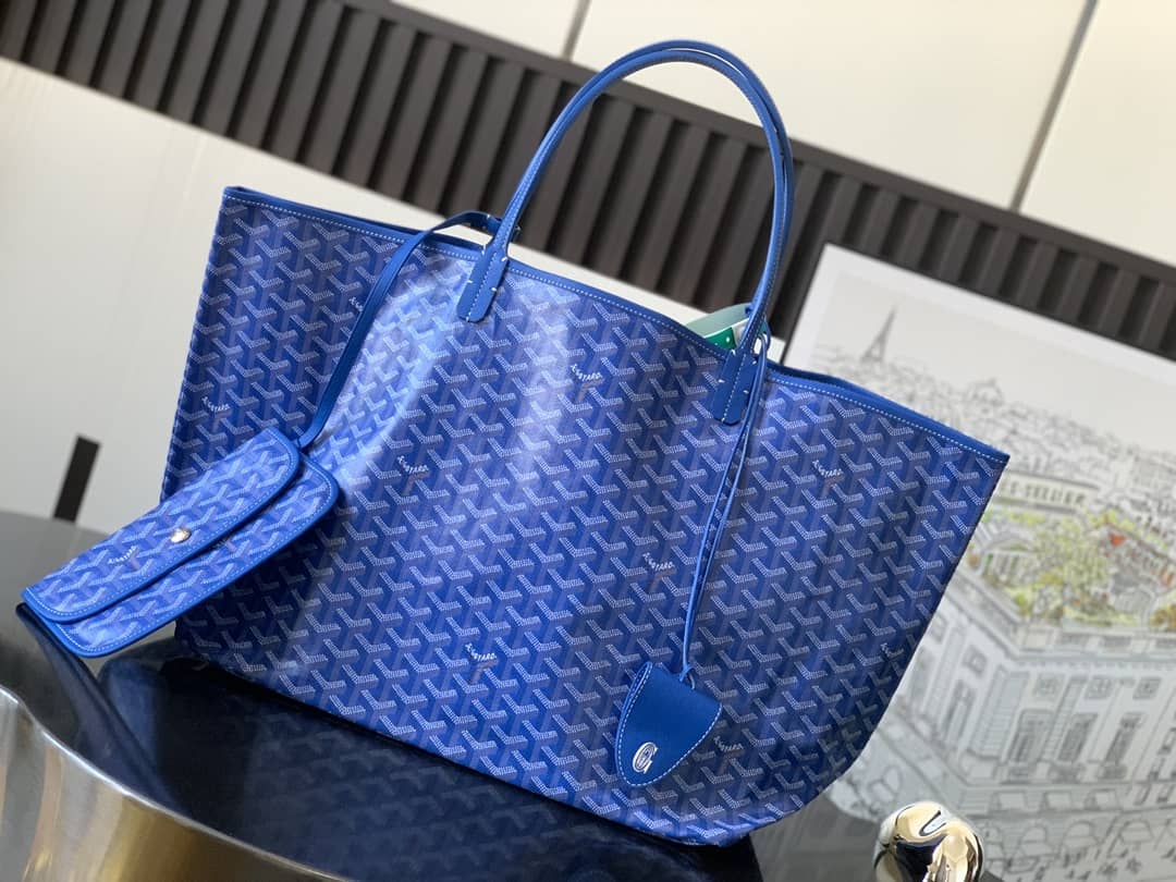 Goyard Saint Louis GM Bag Sky Blue