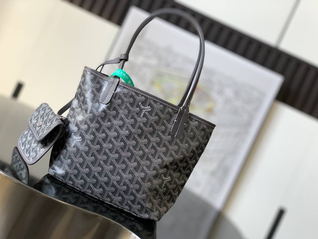 Goyard Saint Louis Mini Bag Grey