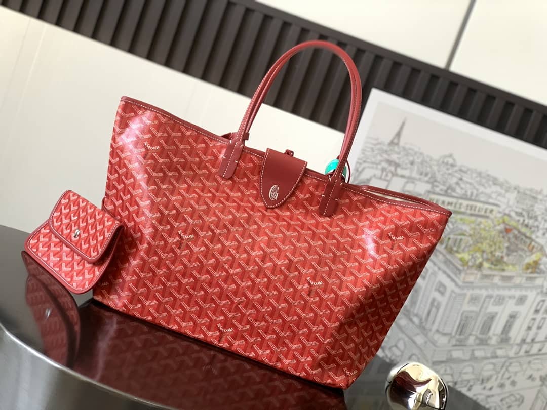 Goyard Saint Louis PM Bag Red