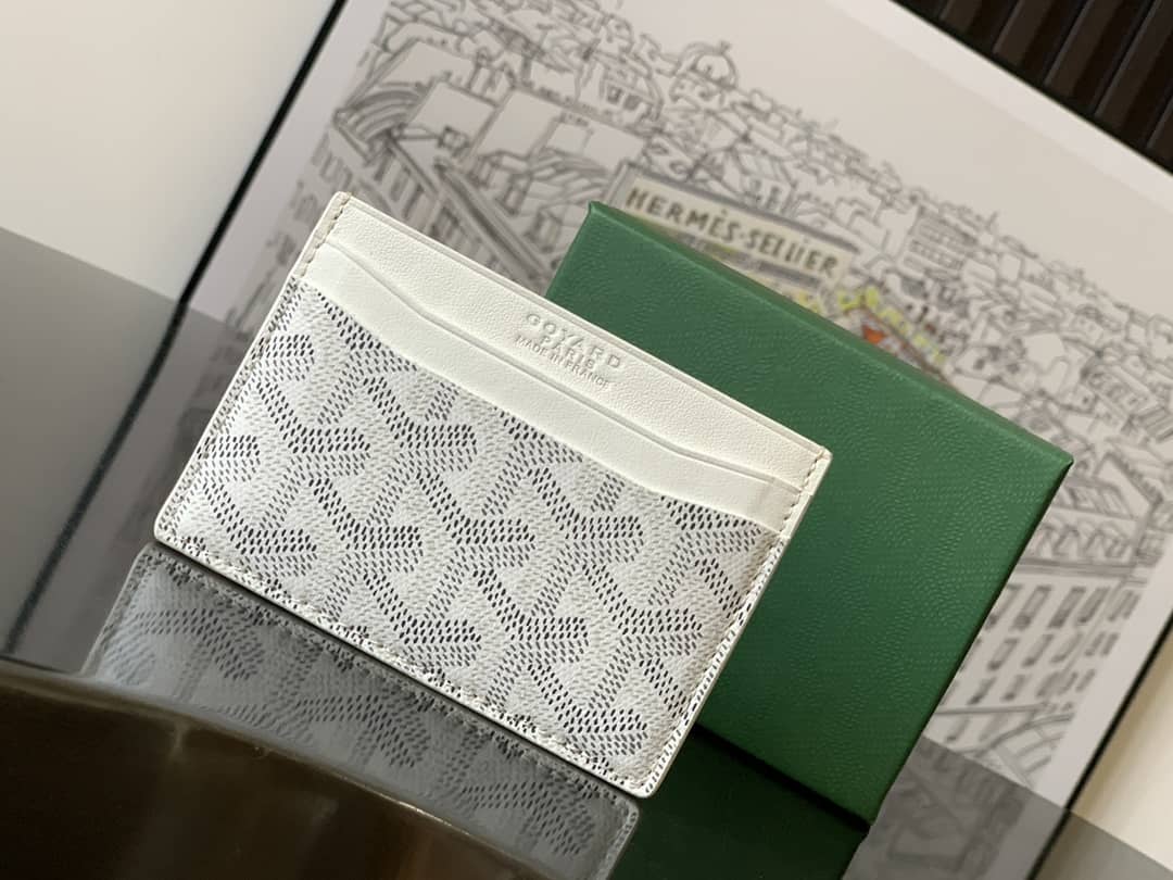 Goyard Saint-Sulpice Card Wallet White