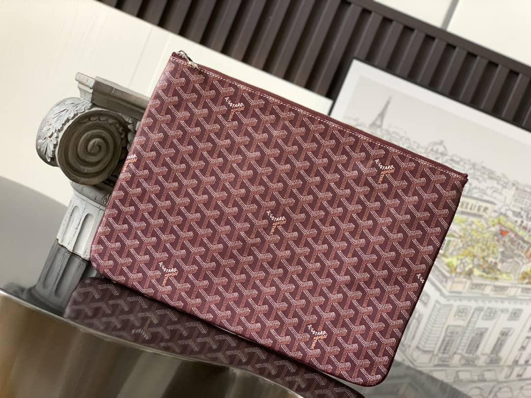 Goyard Senat GM Pouch Burgundy