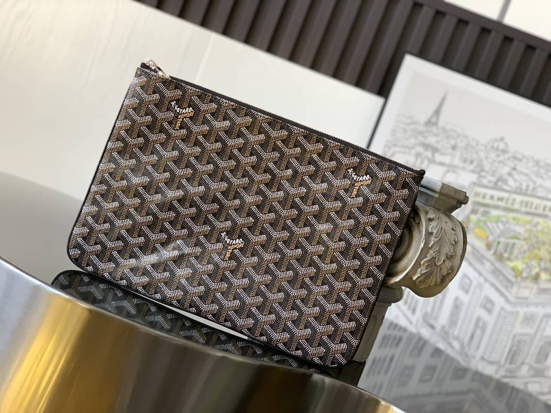 Goyard Sénat MM Pouch Black