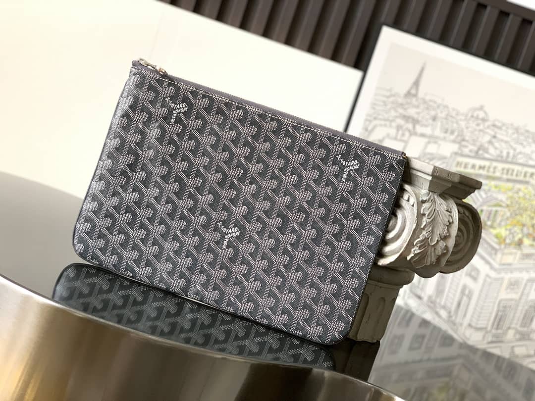 Goyard Sénat MM Pouch Grey