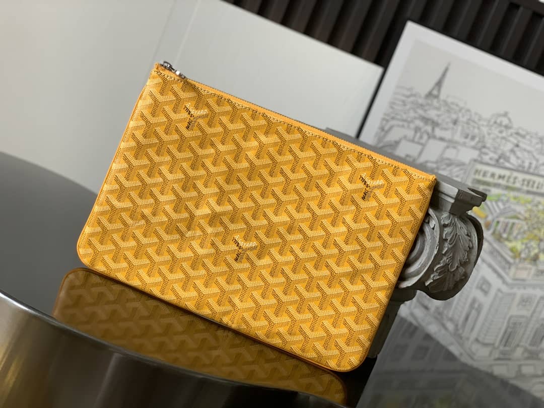 Goyard Sénat MM Pouch Yellow