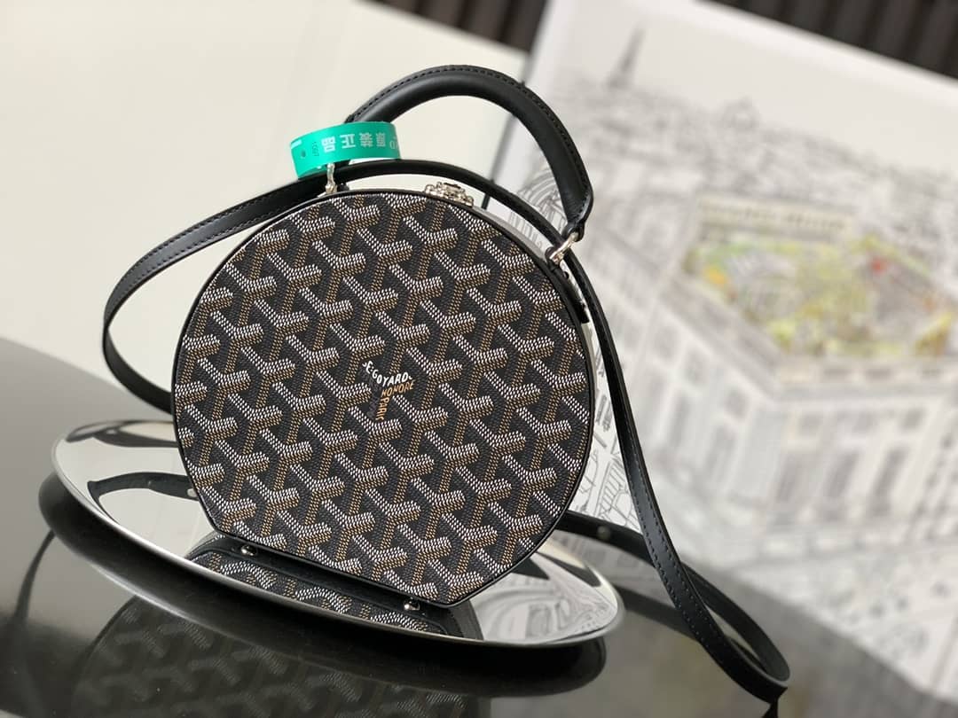 Goyard The Alto Hatbox Trunk Bag Black