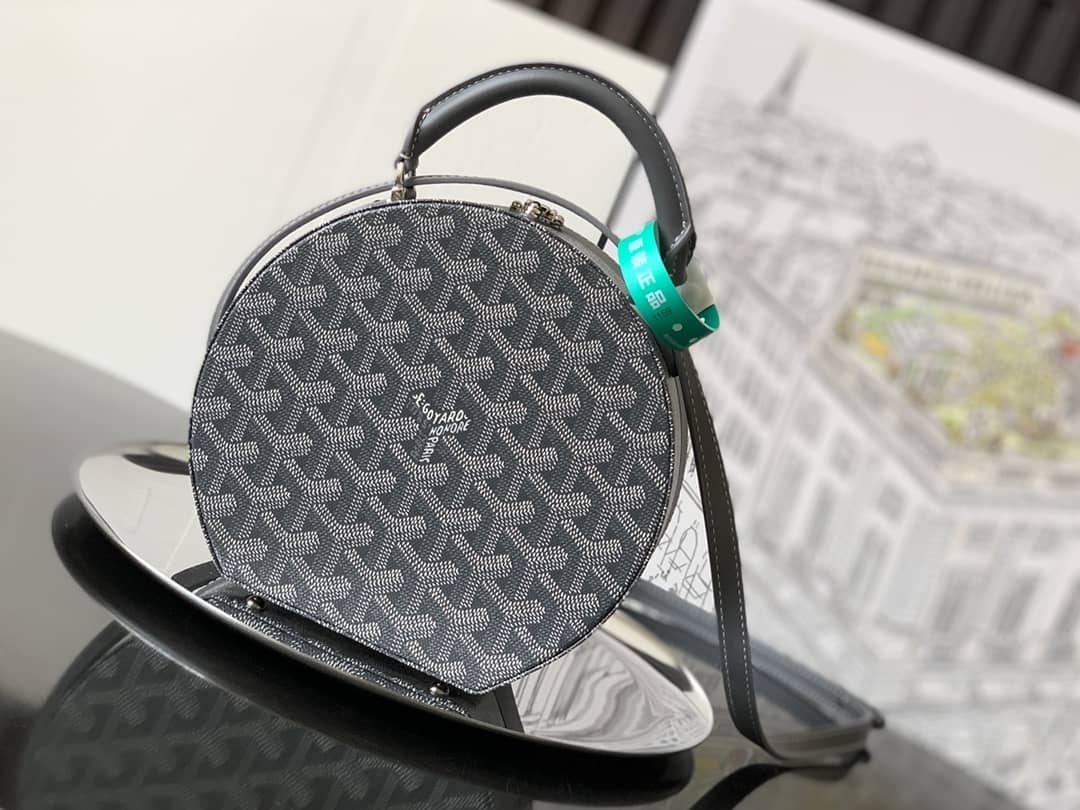 Goyard The Alto Hatbox Trunk Bag Grey