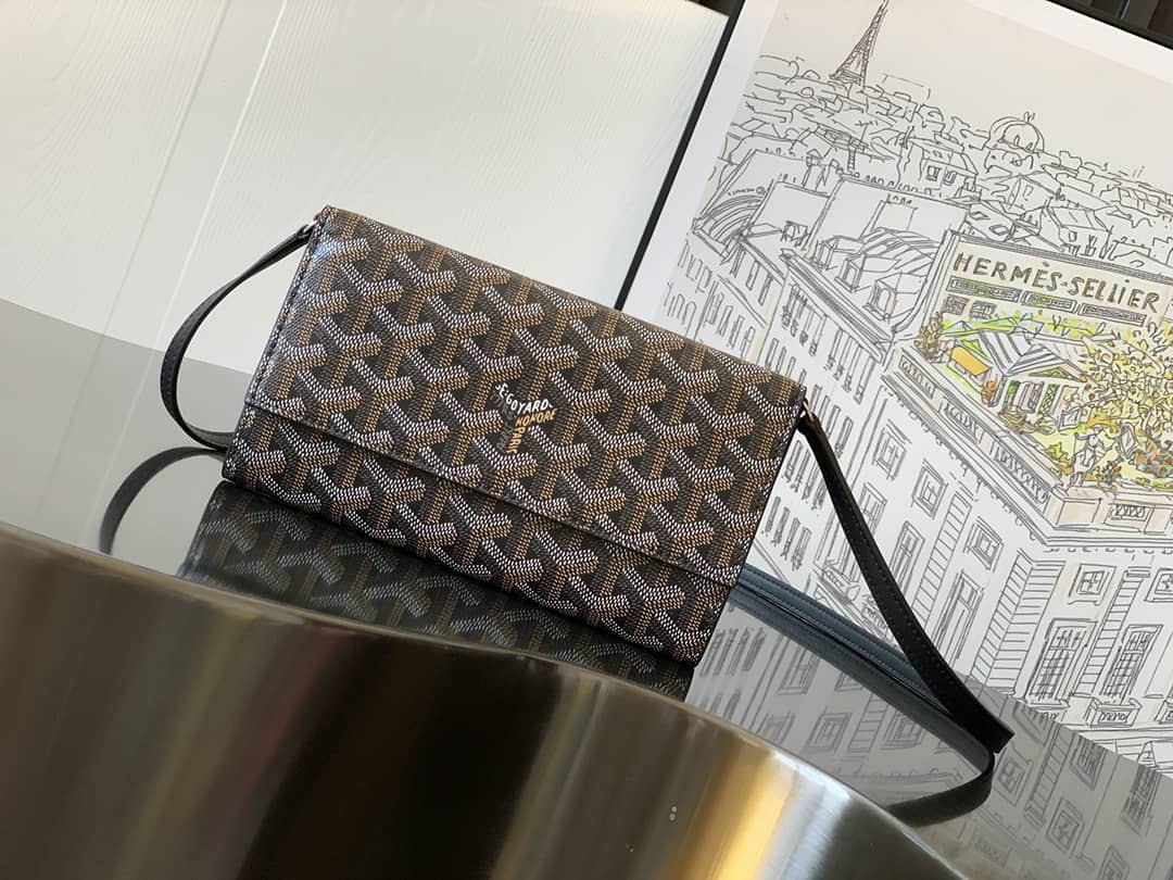 Goyard Varenne Continental Wallet Black