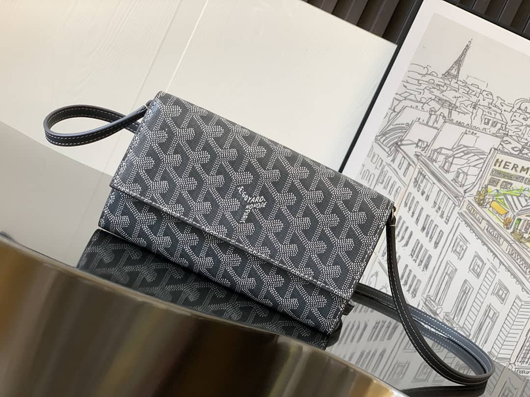Goyard Varenne Continental Wallet Grey