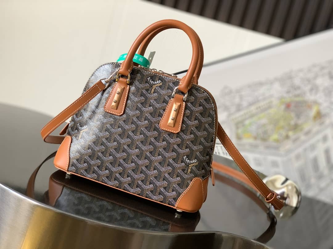 Goyard Vendôme Mini Bag Black & Tan
