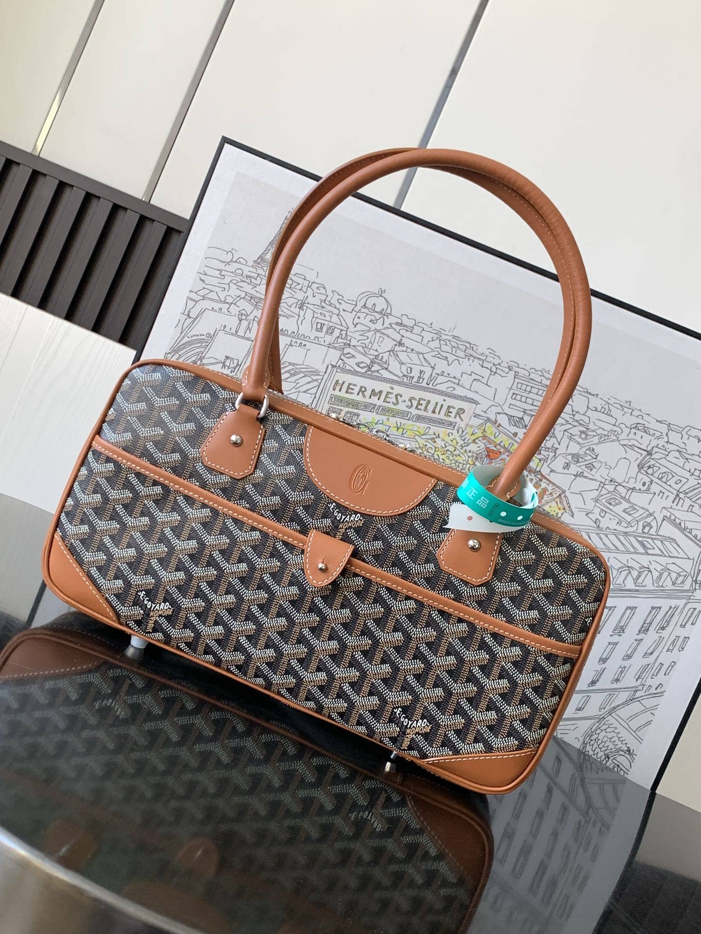 Goyard Vintage Bag Black & Tan