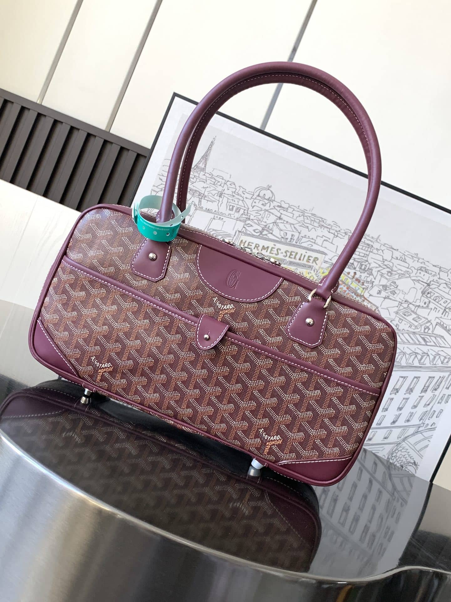 Goyard Vintage Bag Burgundy