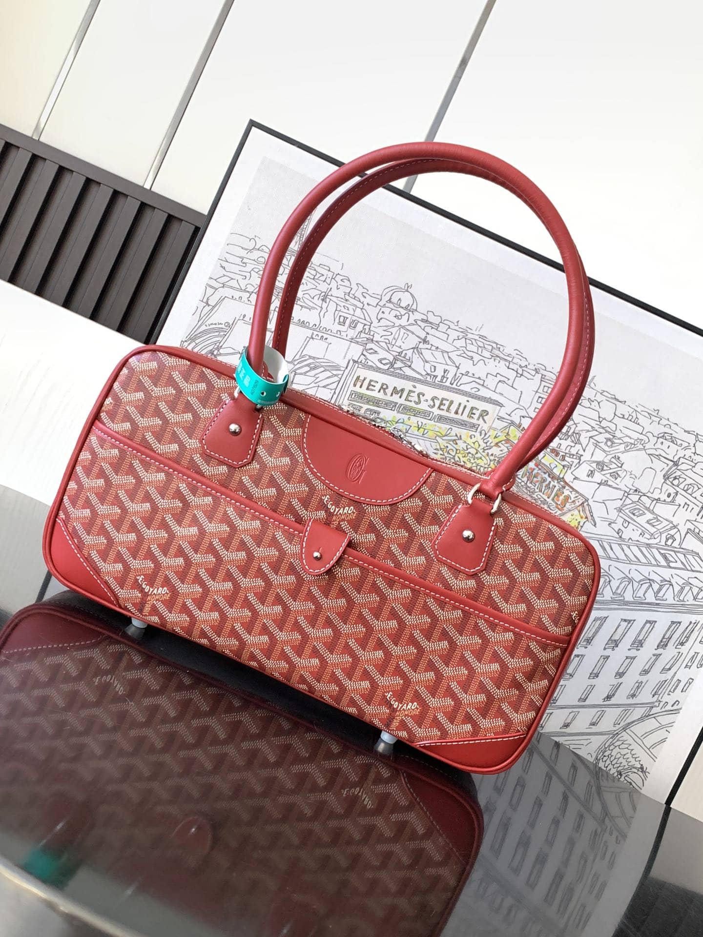 Goyard Vintage Bag Red