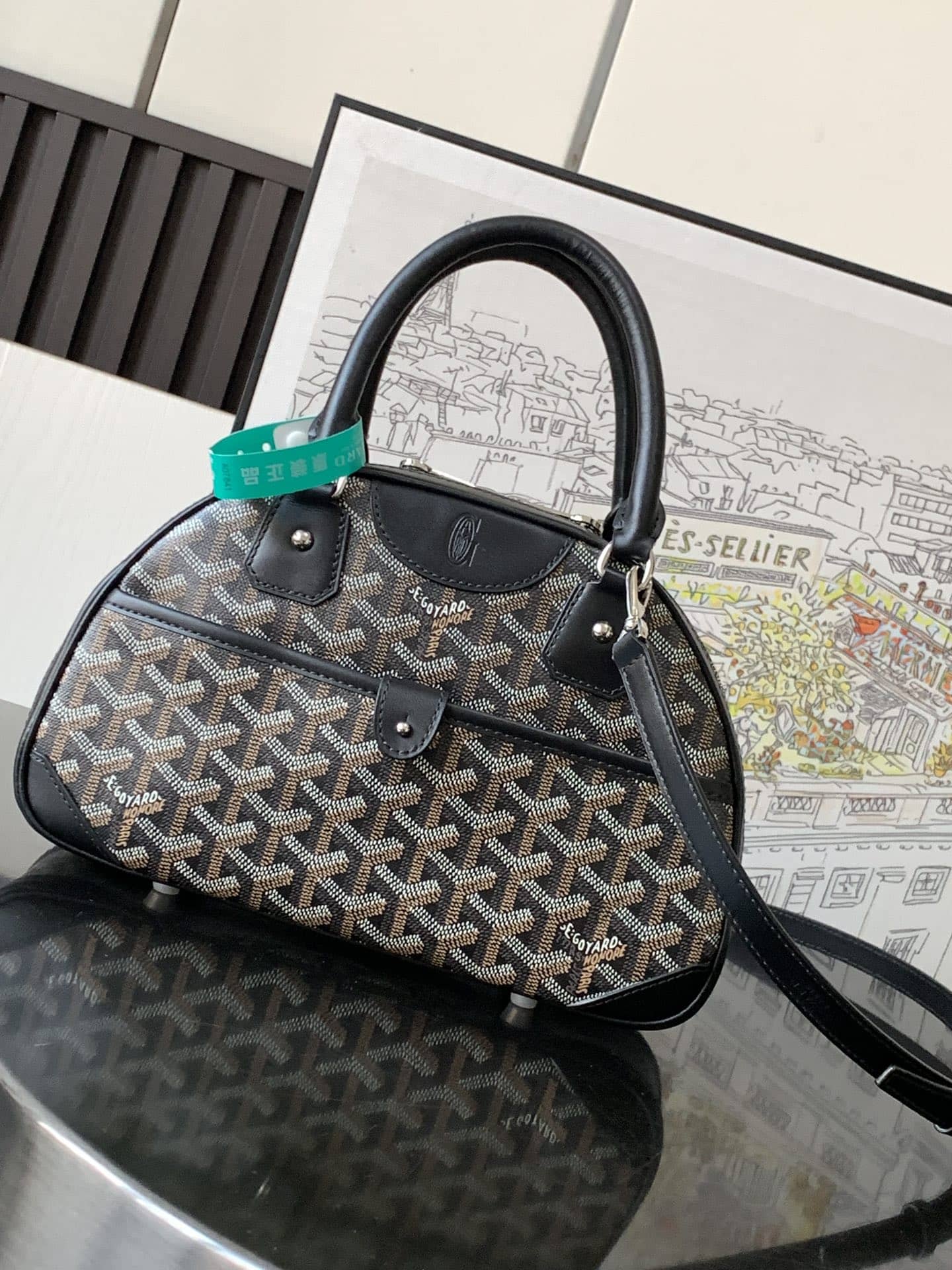 Goyard Vintage Bowling Bag Black