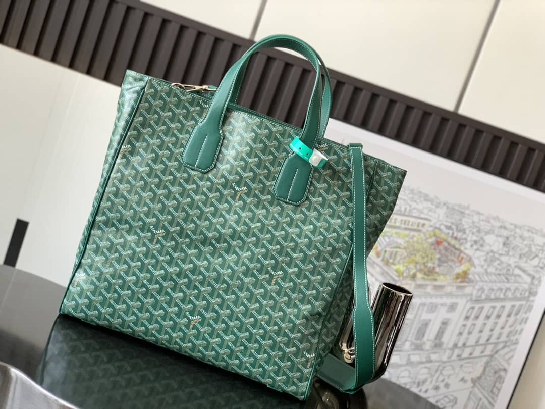 Goyard Voltaire Bag Green