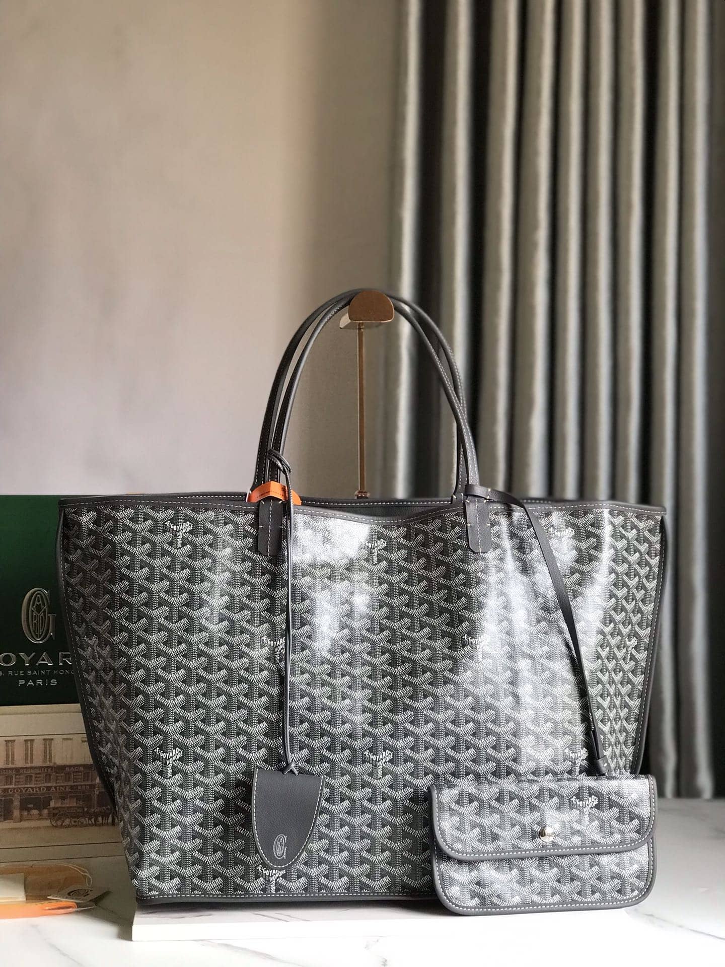 Goyard Reversible Anjou GM Bag Grey