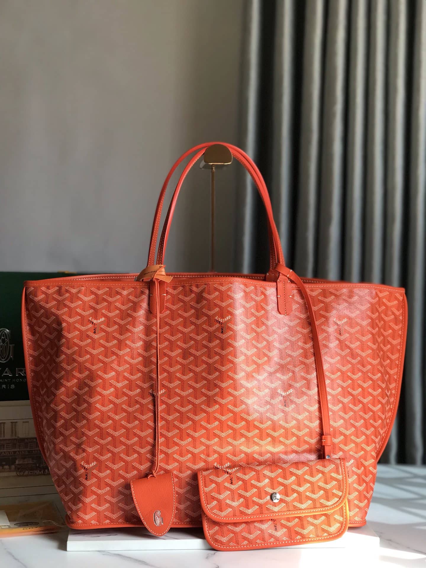 Goyard Reversible Anjou GM Bag Orange