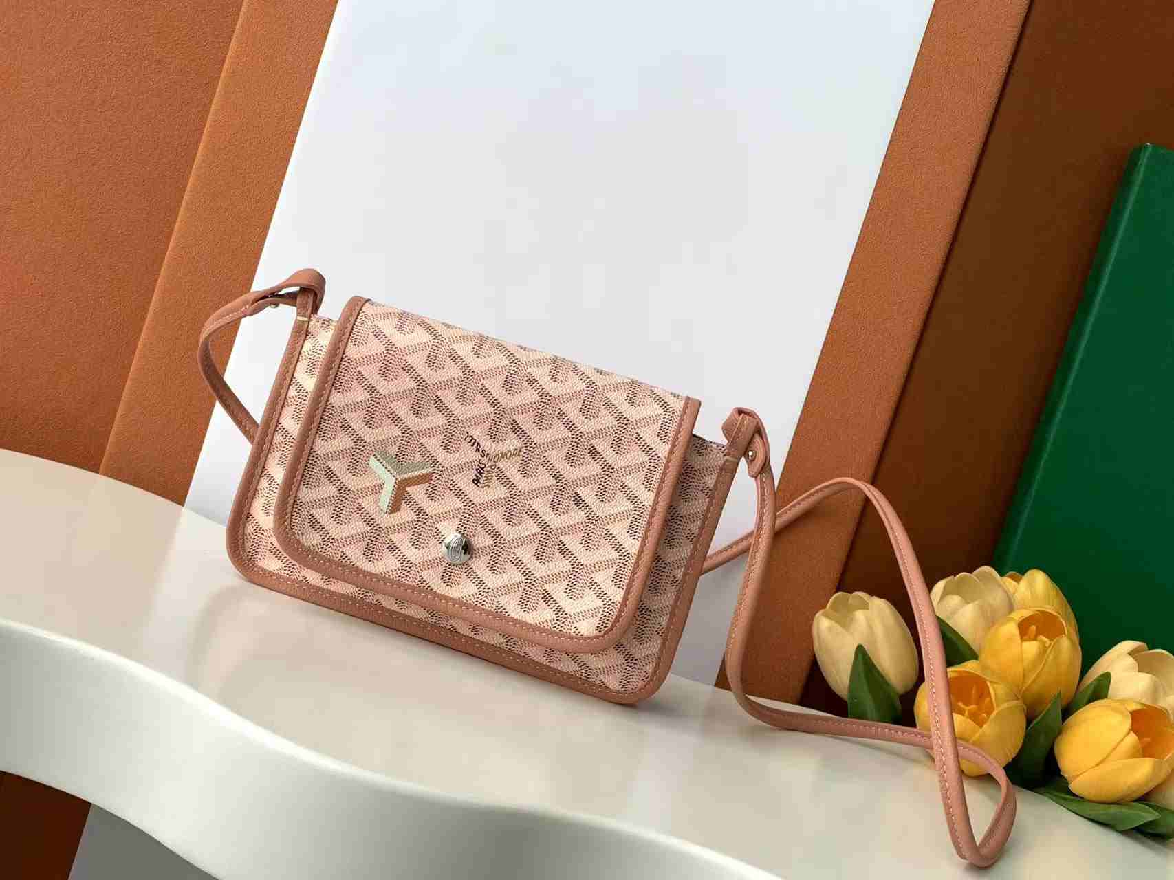 Goyard Plumet Pocket Wallet Limited Edition Pearlescent Brown