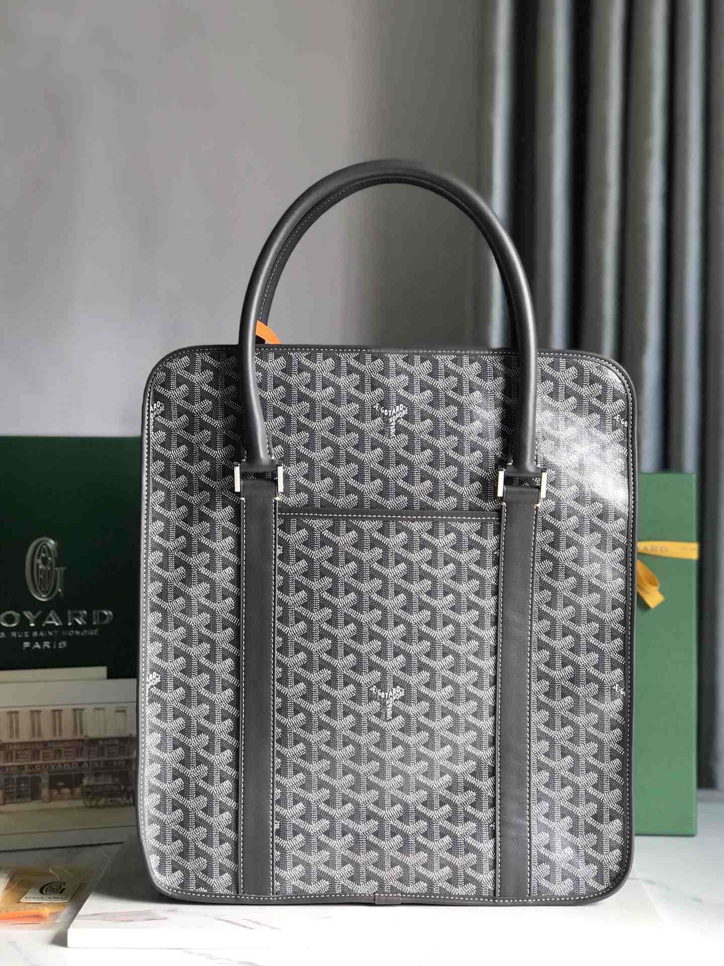 Goyard Bourgogne Bag Grey
