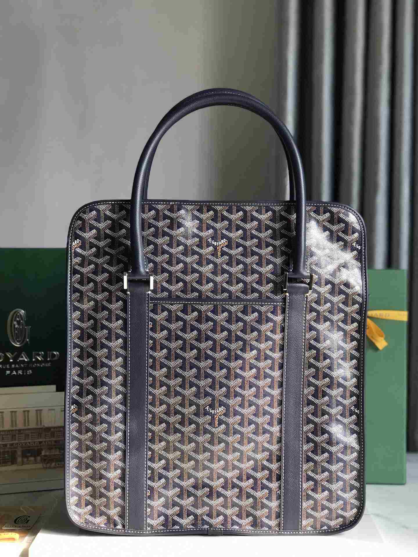 Goyard Bourgogne Bag Navy Blue