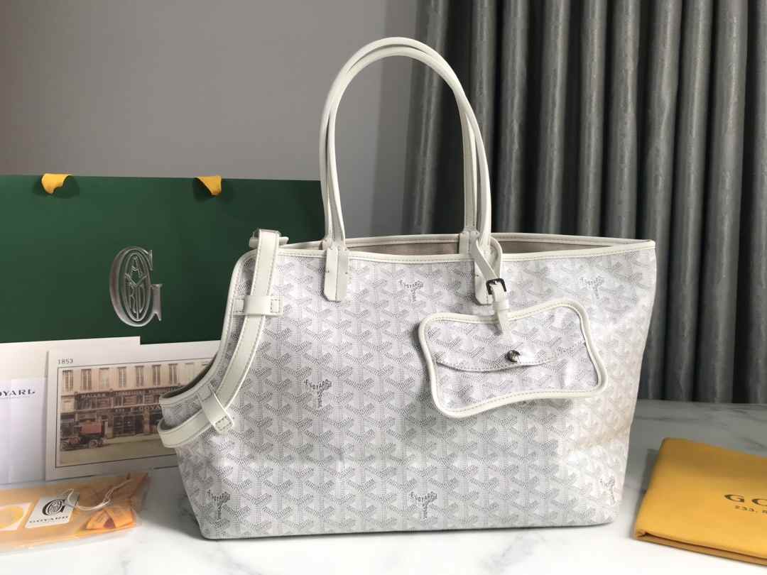Goyard Chien Gris Bag White