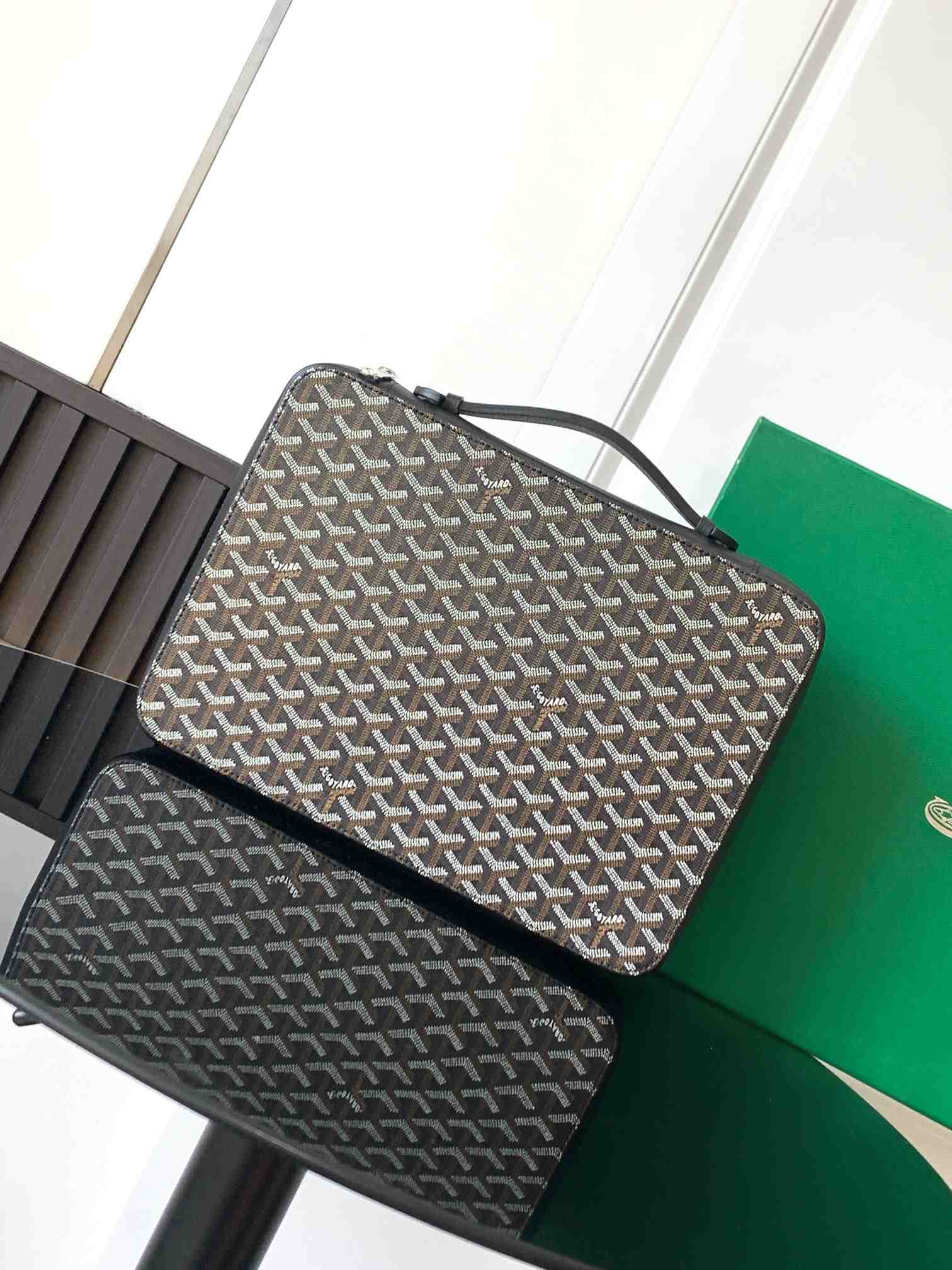 Goyard Compagnon Universel A4 Briefcase Black