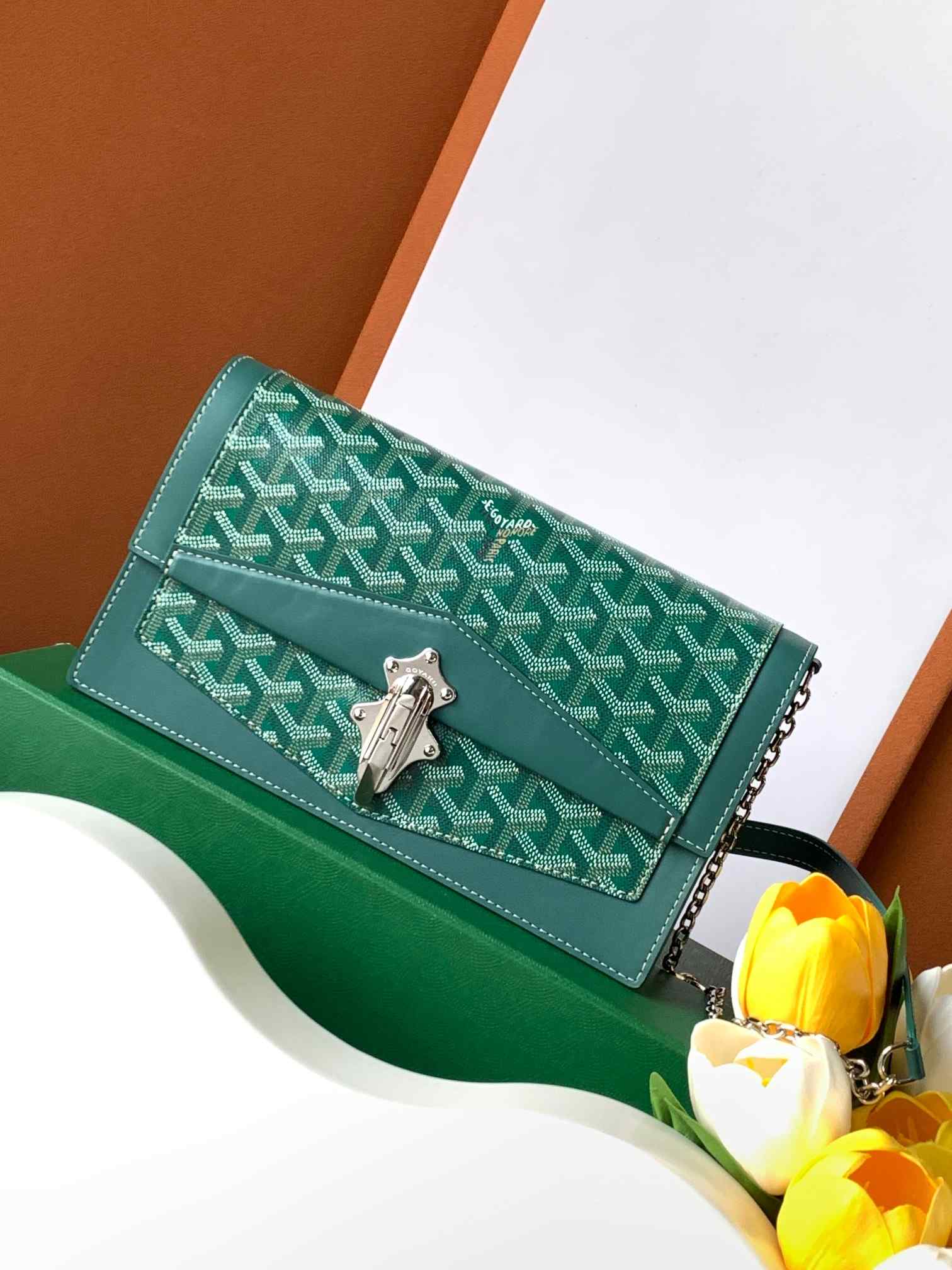 Goyard Duchesse Marie-Caroline Bag Green