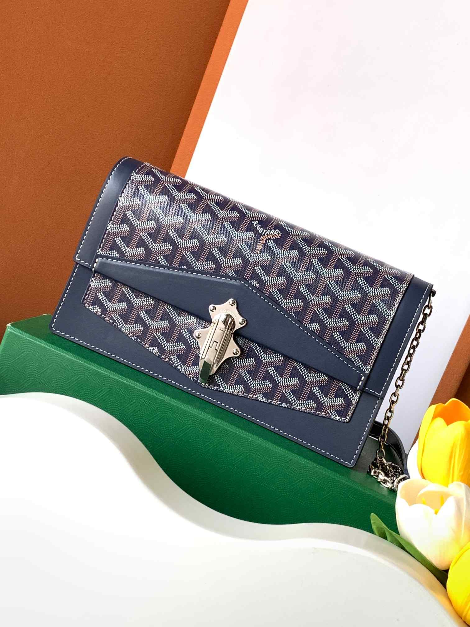 Goyard Duchesse Marie-Caroline Bag Navy Blue
