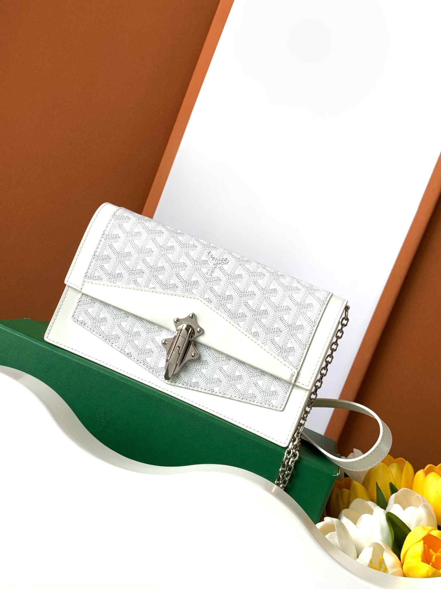 Goyard Duchesse Marie-Caroline Bag White