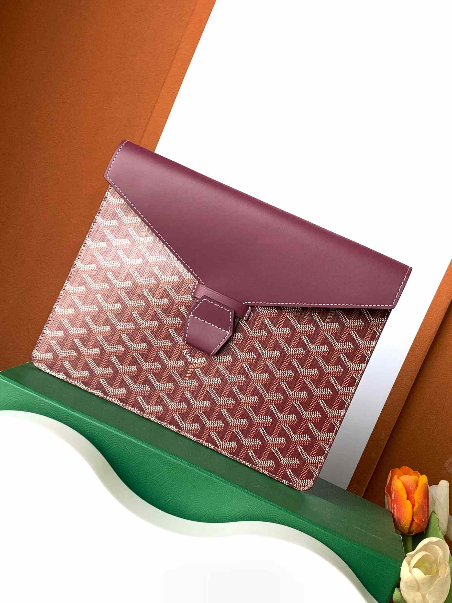 Goyard Goyard Camondo 2 Pouch Burgundy