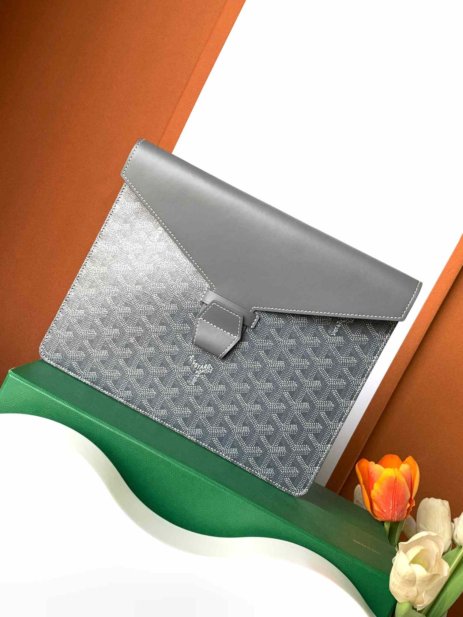 Goyard Goyard Camondo 2 Pouch Grey
