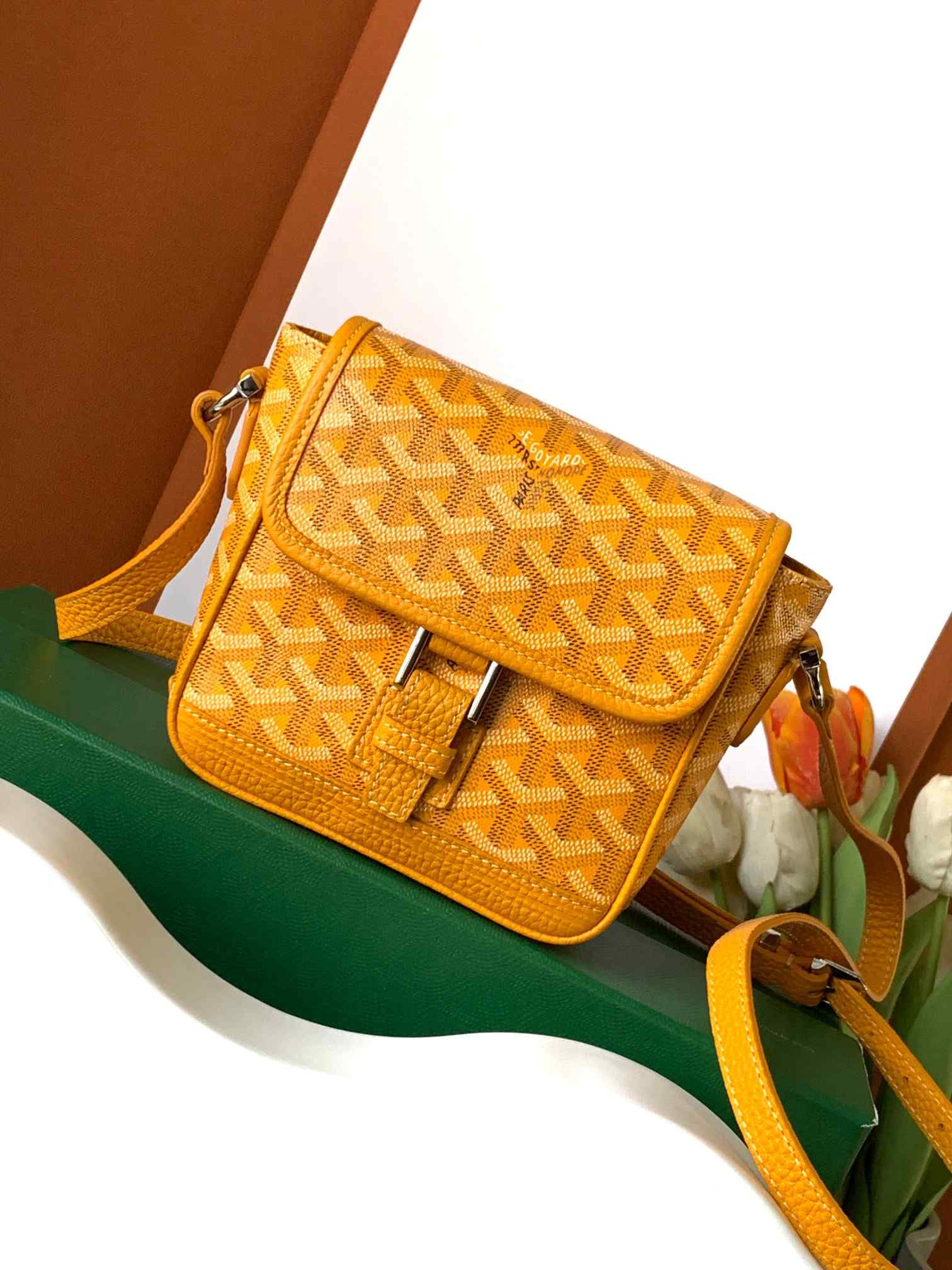 Goyard Grand Bleu PM Bag Yellow