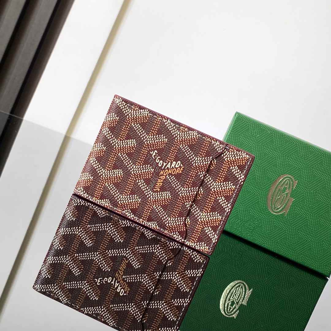 Goyard Insert Victoire Card Wallet Burgundy